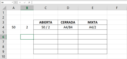 Tutorial Básico - Tipos de fórmulas para elaborar las operaciones básicas en Excel